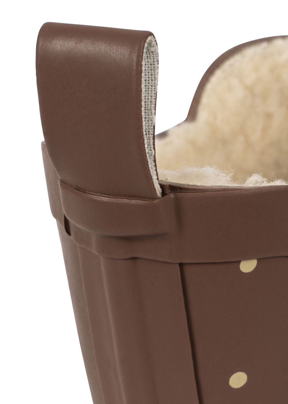 Regenlaarzen Roi - Cherry Dot Marrone - Rubber - Konges Sløjd - productfoto - afbeelding 6