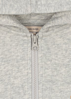 Sweatervest Lou met tijgerprint - Grey Melange - Konges Sløjd - voorkant - afbeelding 4