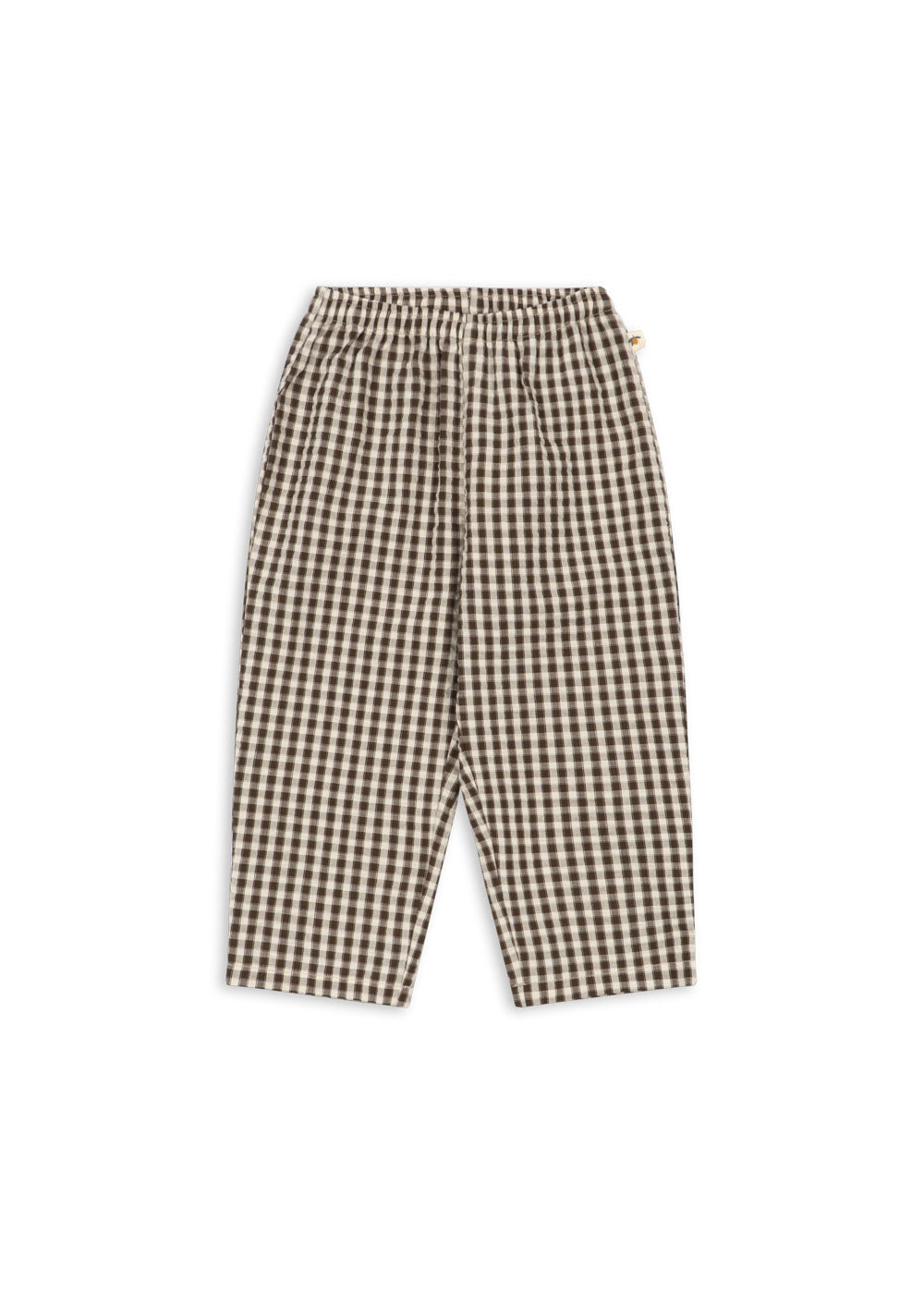 Kim Trousers – Choco Check – Organic cotton – Konges Sløjd