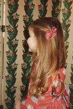 Haarspangen Micki Bow 4er-Pack – Red Glitter & Rose Glitter – Konges Sløjd