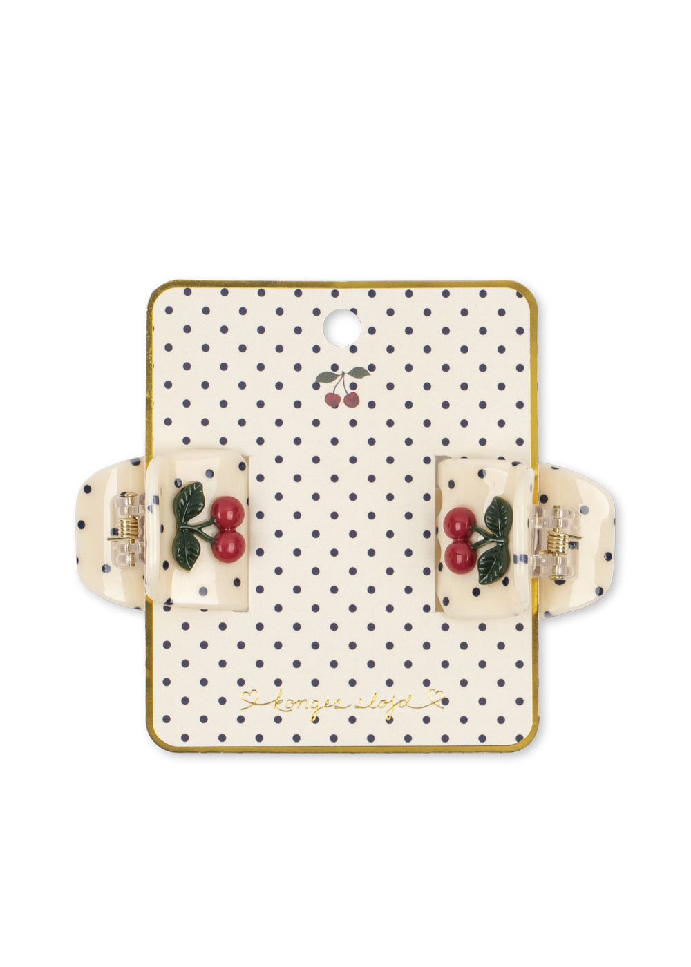 Haarspangen Cherry Dot 2er-Pack – Konges Sløjd
