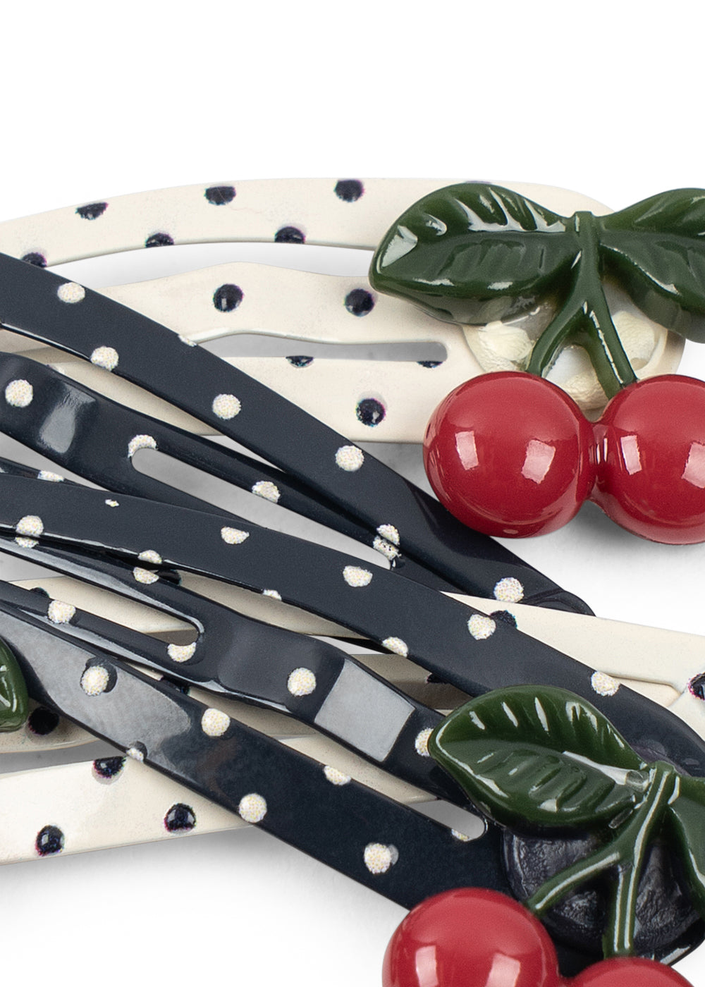 Haarspangen Cherry Dot 4er-Pack – Konges Sløjd