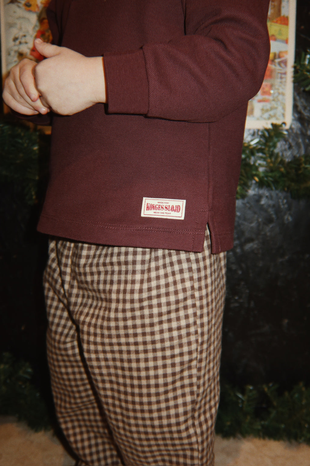 Flanellhose Foret – Chocolate Check – Bio-Baumwolle – Konges Sløjd