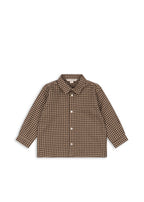 Chemise en flanelle Foret – Carreaux Chocolat – Coton biologique – Konges Sløjd