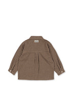 Chemise en flanelle Foret – Carreaux Chocolat – Coton biologique – Konges Sløjd