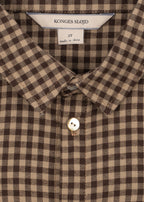 Chemise en flanelle Foret – Carreaux Chocolat – Coton biologique – Konges Sløjd