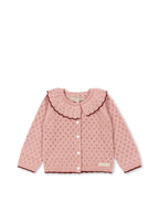 Gilet tricoté Holiday Cardigan – Mellow Rose – Konges Sløjd