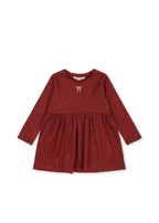 Roli Glitter Dress - Red Dahlia - Organic Cotton - Konges Sløjd