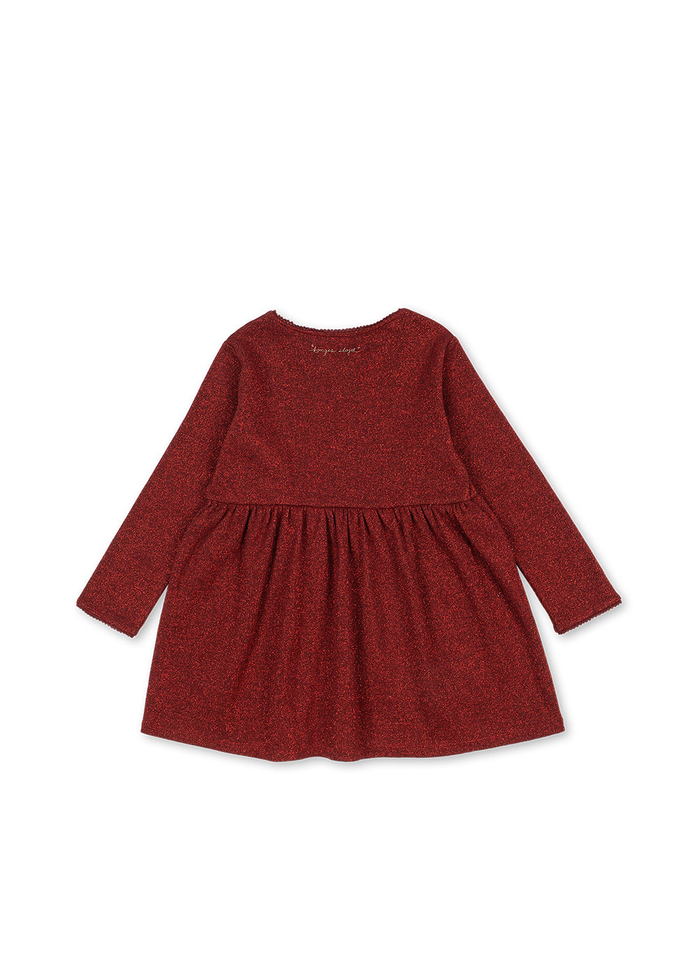 Roli Glitter Dress - Red Dahlia - Organic Cotton - Konges Sløjd