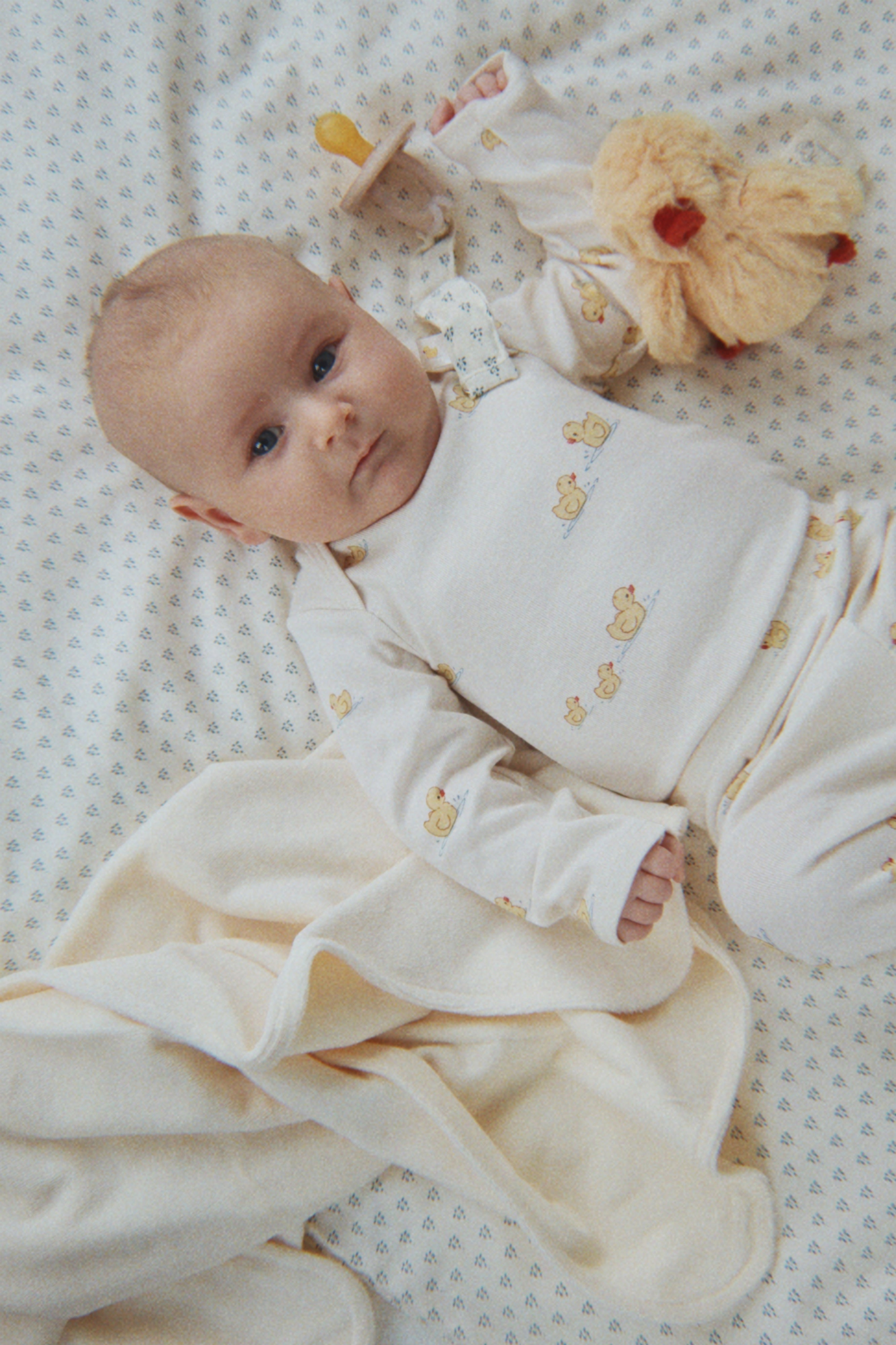 Romper Bello LS Body met eendjesprint - Fanga Mio - Biologisch katoen en modal - Konges Sløjd - Fanga Fontana - voorkant - afbeelding 4