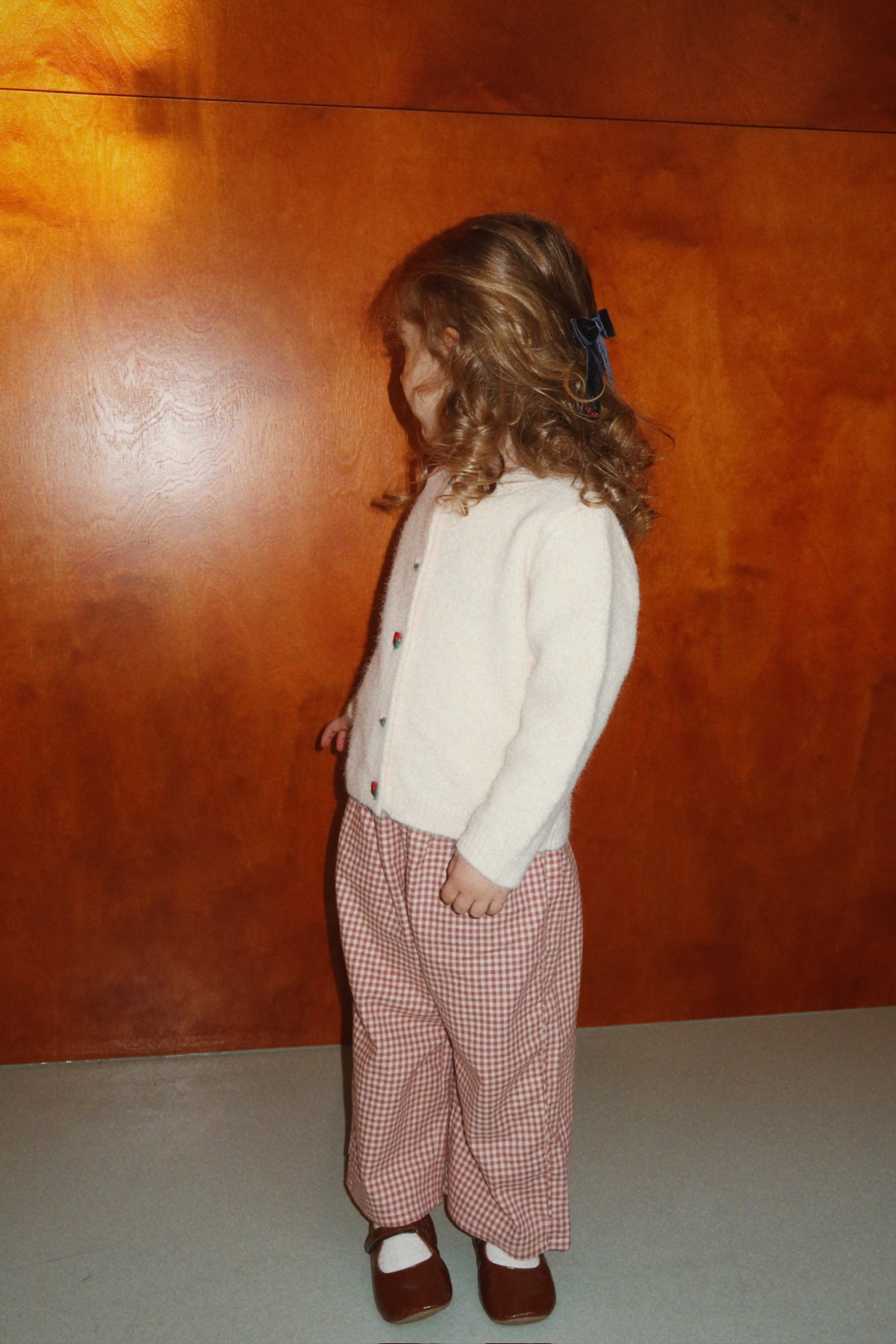 Foret Slit Pants Canyon Check – Karierte Kinderhose – GOTS Bio-Baumwolle – Konges Sløjd