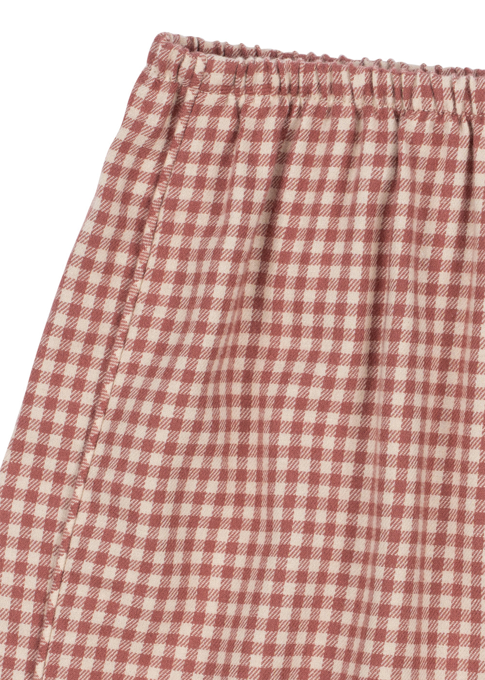Foret Slit Pants Canyon Check – Karierte Kinderhose – GOTS Bio-Baumwolle – Konges Sløjd