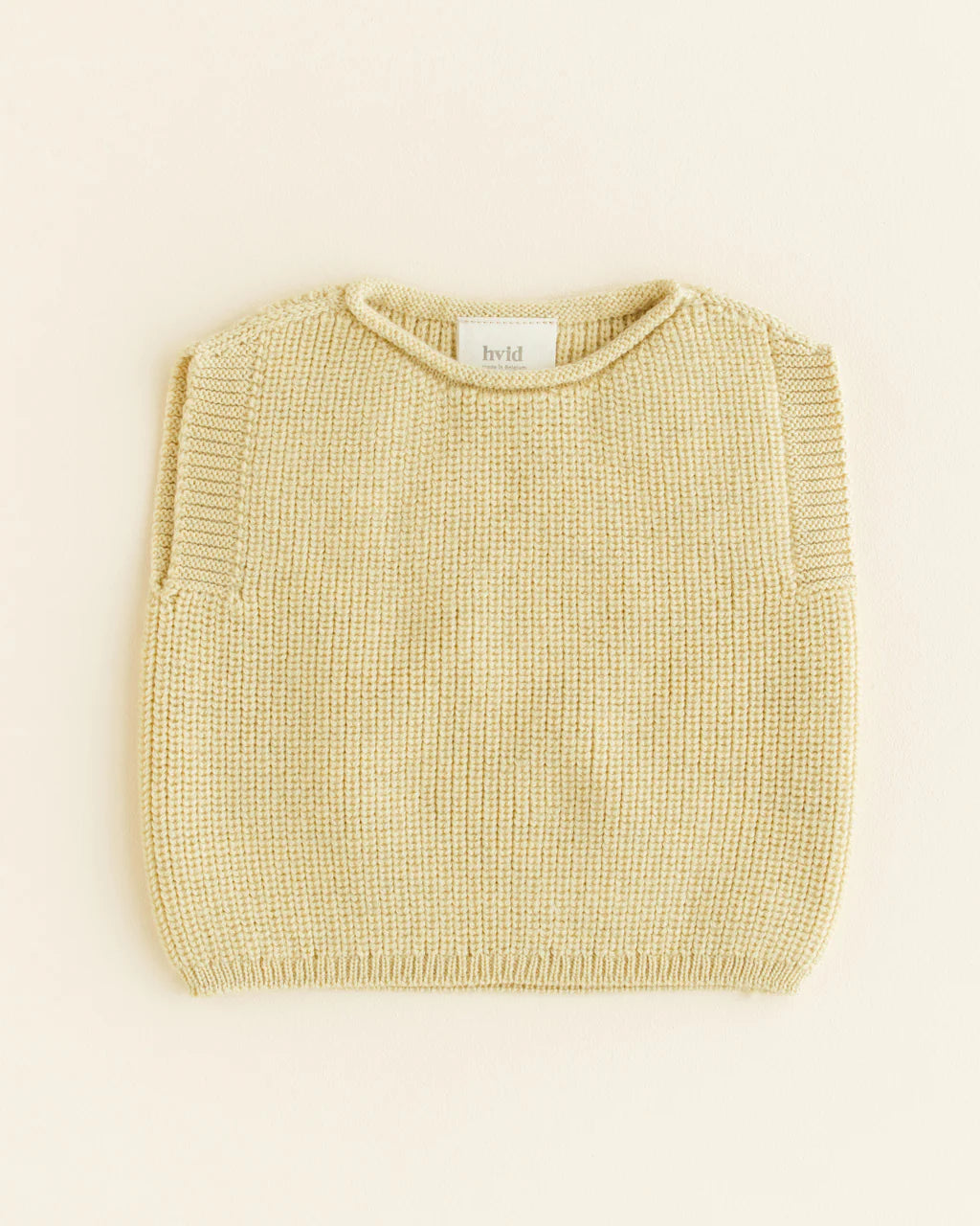 Weste Harvey - Spencer/ärmelloser Pullover - Merinowolle - HVID
