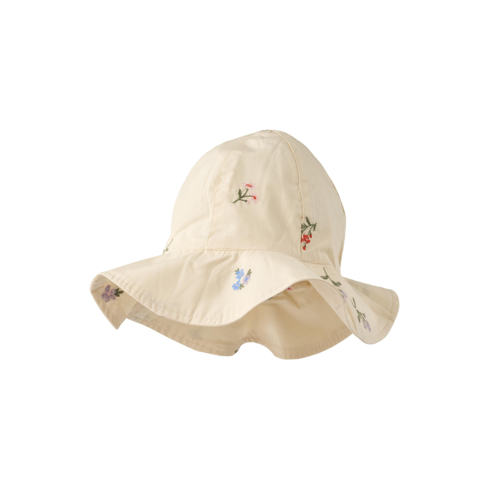 Zonnehoedje Daisy - Biologisch katoen - Ivory/Creme - Wheat product