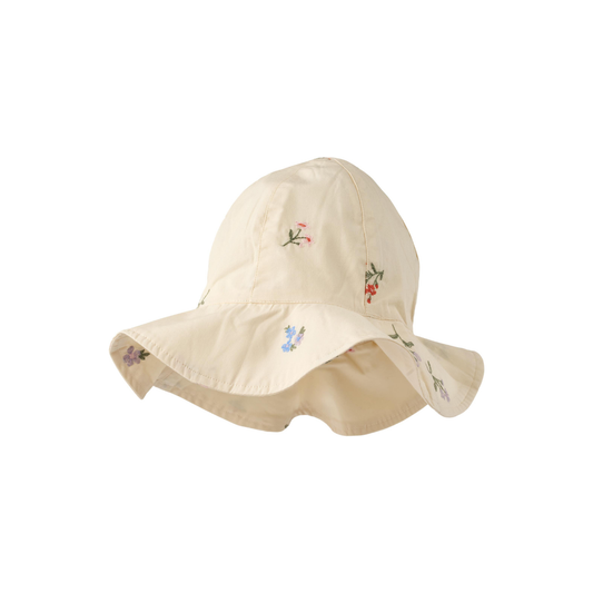 Zonnehoedje Daisy - Biologisch katoen - Ivory/Creme - Wheat product
