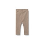 Leggings en laine Agi - Rayures Bois - 100 % laine mérinos - Blé pour