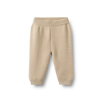 Pantalon en maille Antonie - Coton biologique - Blanc cassé