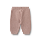 Pantalon en maille Antonie - Coton biologique - Dos en rose séchée de blé