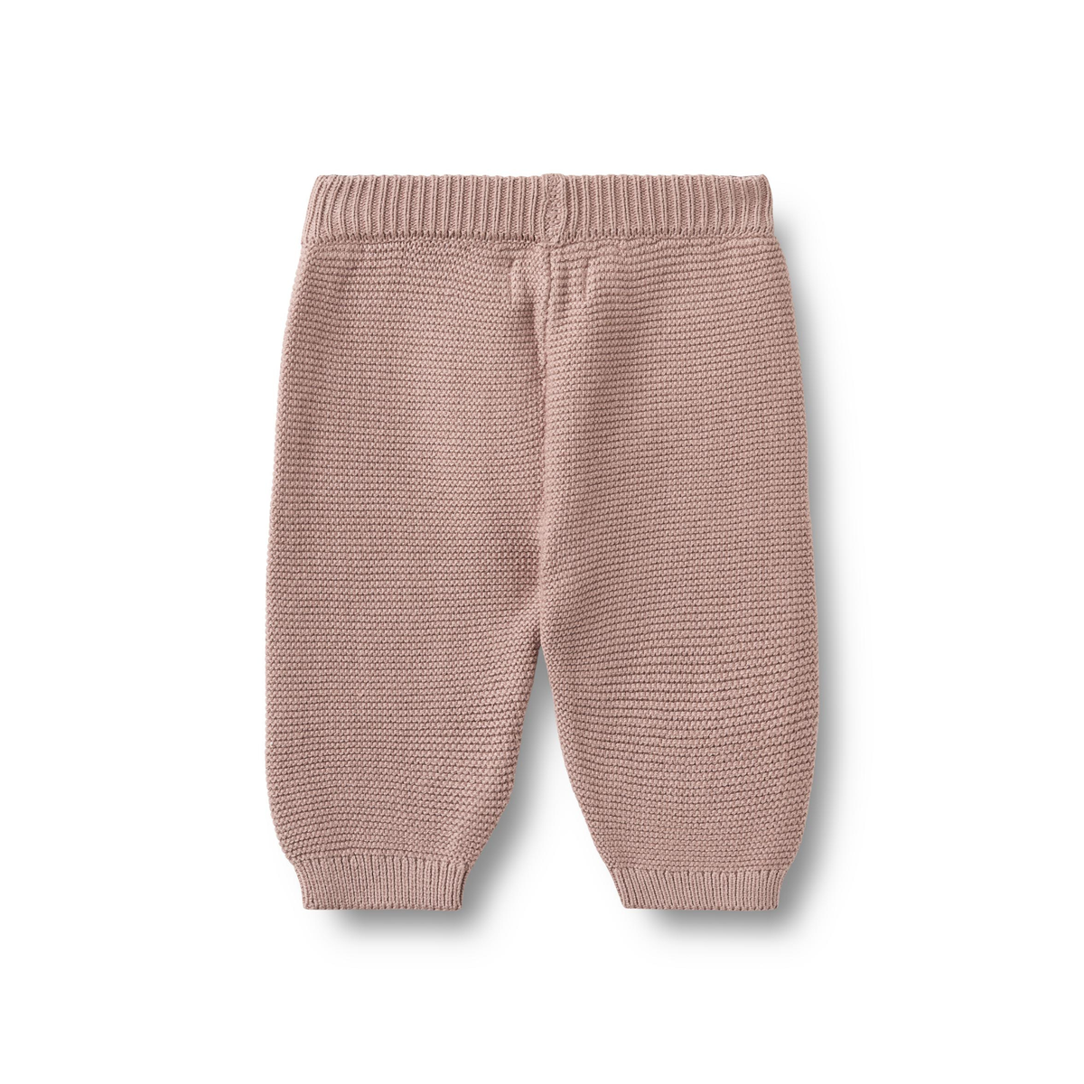Pantalon en maille Antonie - Coton biologique - Dos en rose séchée de blé